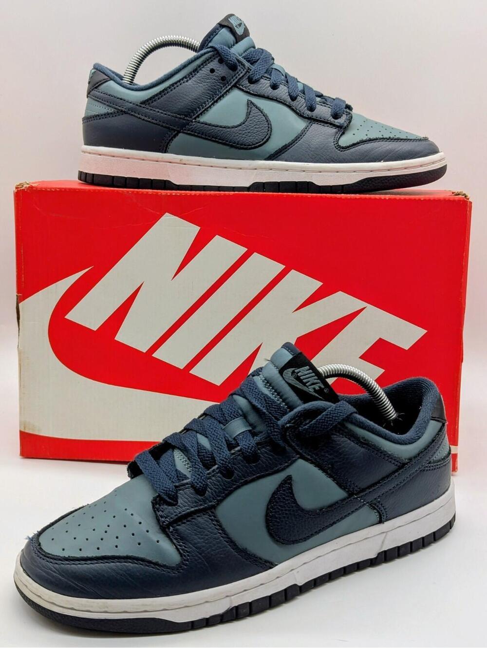 Mens Size 8.5 / Womens 10 Nike Dunk Low Retro Prm Mineral Slate Navy DR9705-300